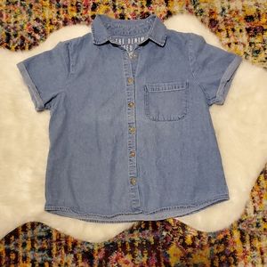 Cotton on Denim chopped shirt